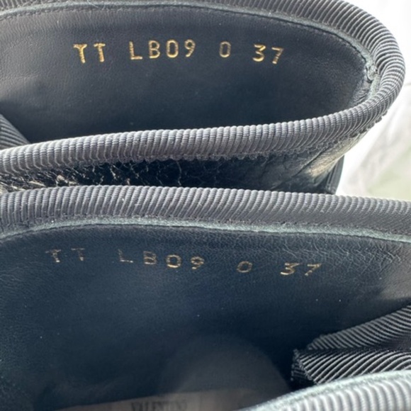 VALENTINO Boots 'NEW' - Ballerina Black Lace-Up - EU 37 - Picture 10 of 15